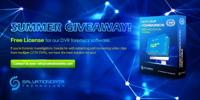 SalvationDATA DVR forensics software VIP summer giveaway