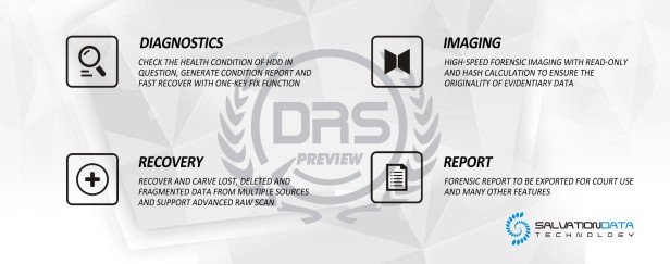 DRS Preview forensic data recovery