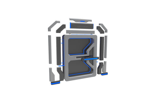 多功能科幻金属门 (1)